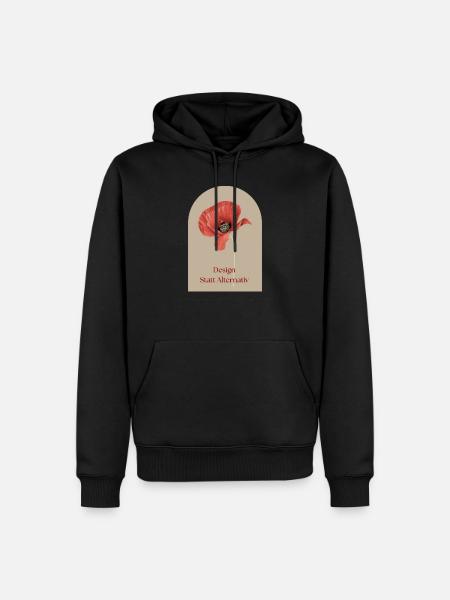 Design statt alternativ 2 - Männer Premium Bio Hoodie - Schwarz