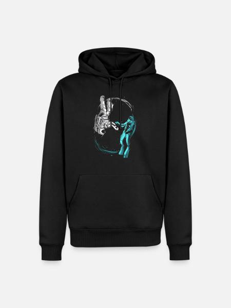 23F 0314 bk - Men’s Premium Organic Hoodie - black