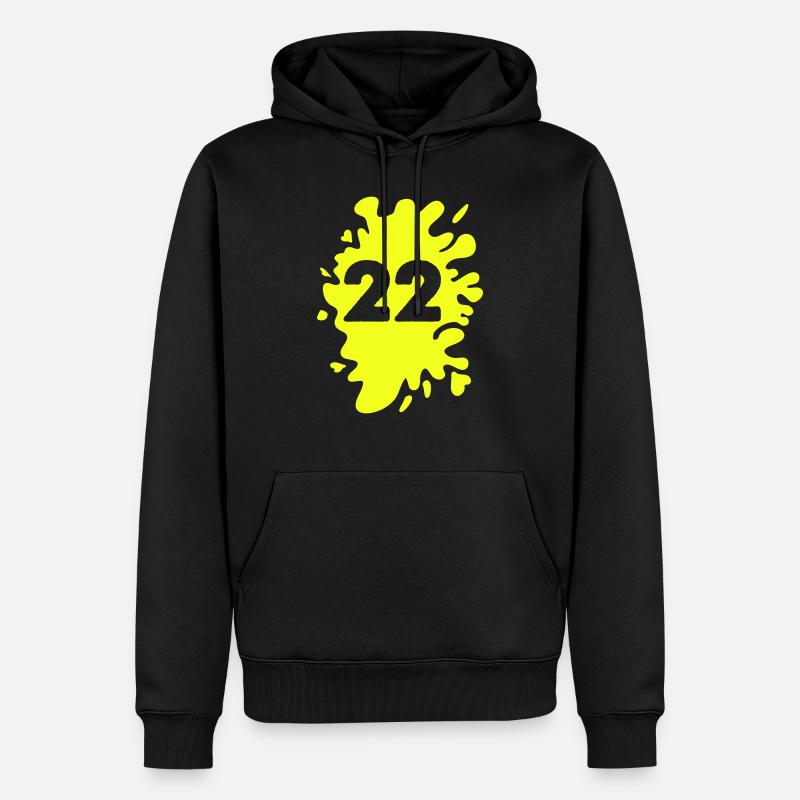Blobs 22 - Sweat à capuche Premium bio Homme - noir