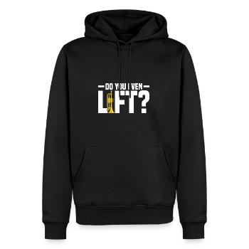 Mellophon Musikinstrument | Blaskapelle Geschenke - Männer Premium Bio Hoodie - Schwarz - Vorne - Nico (187cm)