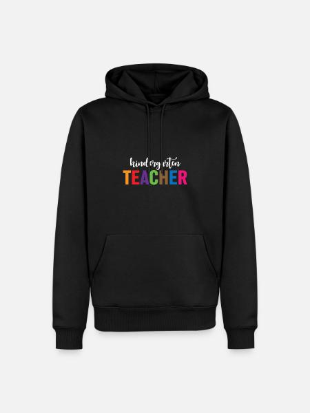 Kindergärtner - Männer Premium Bio Hoodie - Schwarz