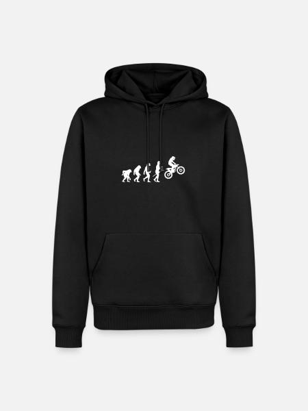 Motocross Evolution - Men’s Premium Organic Hoodie - black