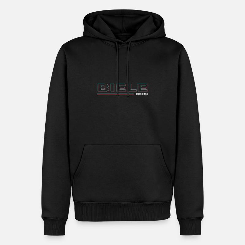 BIELE BIELE BIELE - Endlaser Edition - Männer Premium Bio Hoodie - Schwarz