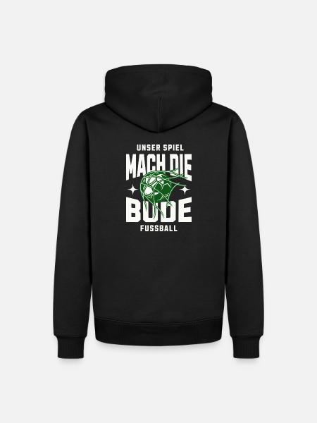 Toooooor!Bude gemacht! - Männer Premium Bio Hoodie - Schwarz