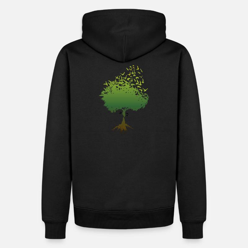Der Baum der Freundschaft - Männer Premium Bio Hoodie - undefined