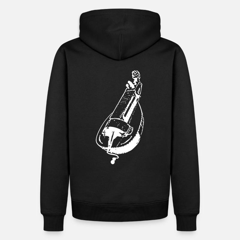 Vielle à roue - Sweat à capuche Premium bio Homme - noir