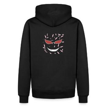 doflamingo tshirt - Sweat à capuche Premium bio Homme - noir - Dos - Nico (187cm)