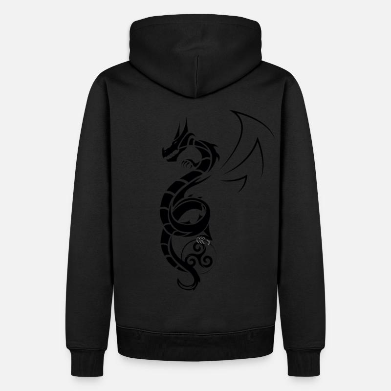 Stammes-Drache - Männer Premium Bio Hoodie - undefined