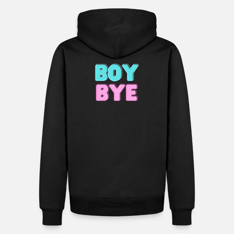boy bye - Männer Premium Bio Hoodie - Schwarz