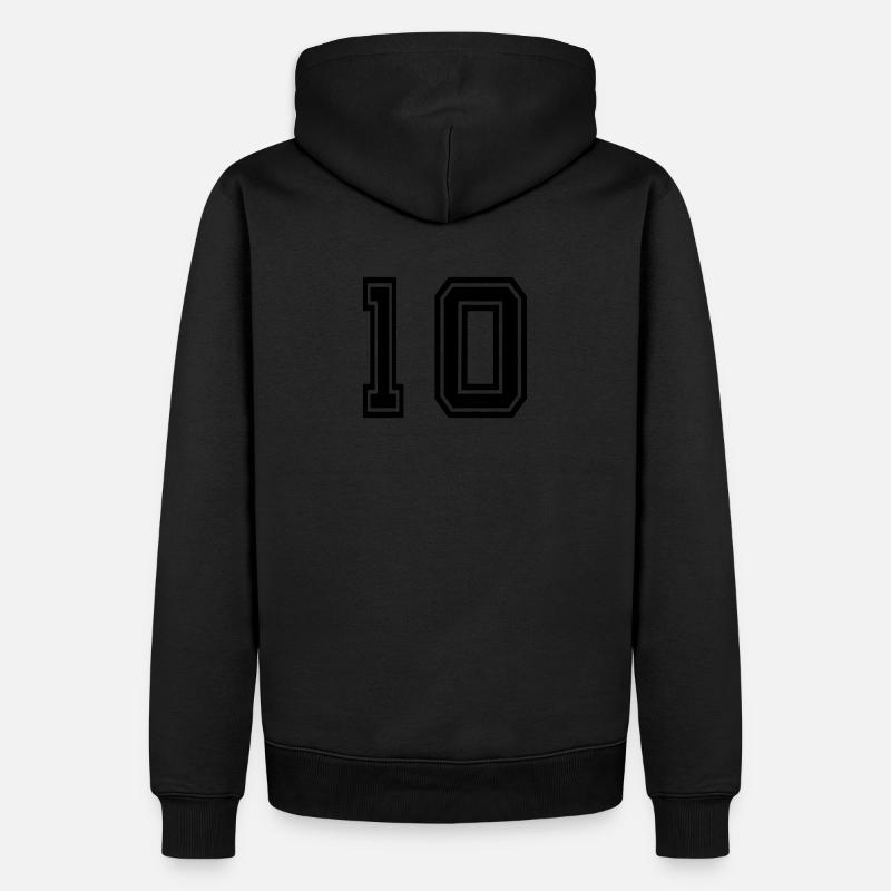 Chemise - Sweat à capuche Premium bio Homme - noir