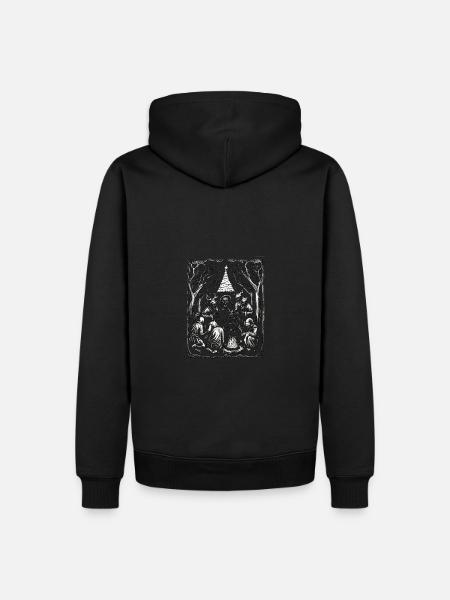 Deathmas - Undead Christmas Party - Männer Premium Bio Hoodie - Schwarz