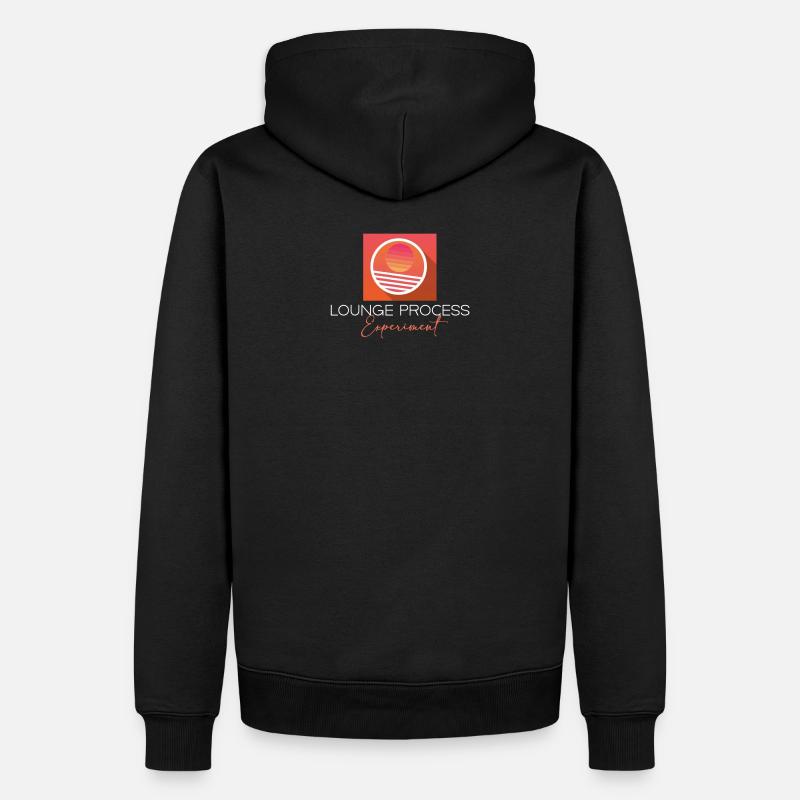 LOUNGE PROCESS EXPERIMENT - Sweat à capuche Premium bio Homme - noir