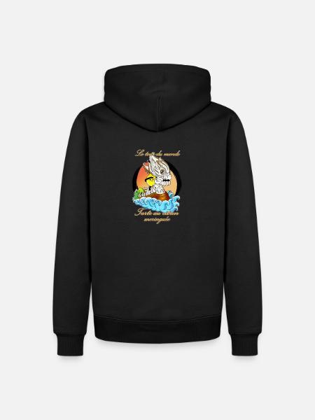 Lemon meringue pie - Men’s Premium Organic Hoodie - black