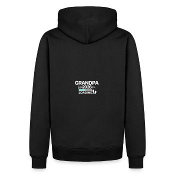 Opa 2026 Babyfüsse - Männer Premium Bio Hoodie - Schwarz - Hinten - Nico (187cm)
