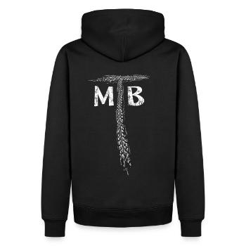 VTT Dirtbike Pneu Piste Mountainbiker VTT - Sweat à capuche Premium bio Homme - noir - Dos - Nico (187cm)