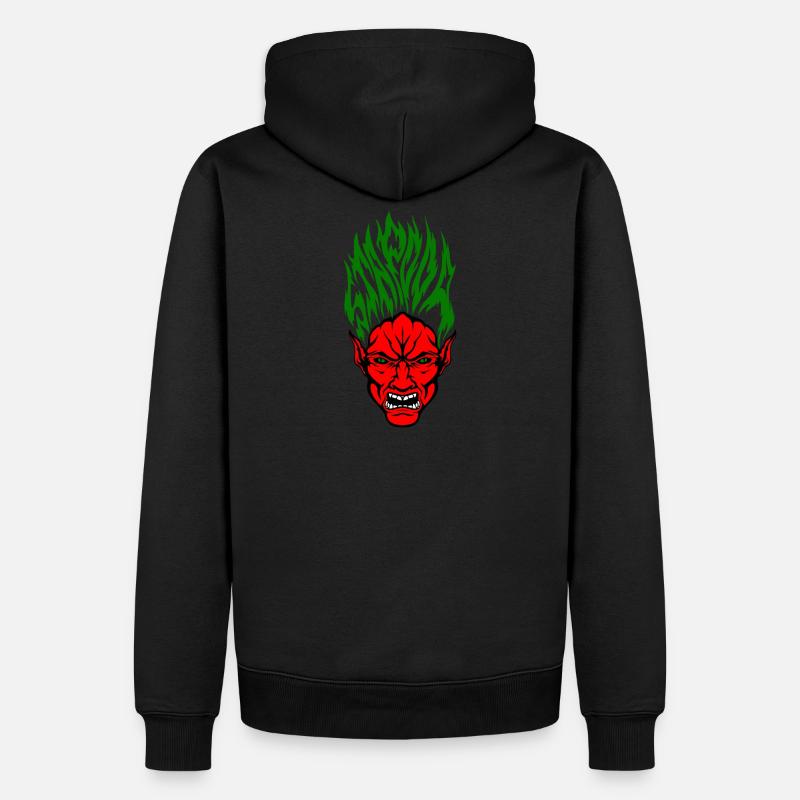 Stapooa couleur démoniaque - Sweat à capuche Premium bio Homme - noir