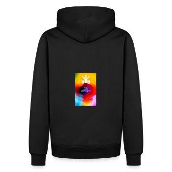 The Lost Labyrinth 2 ( Nicola ) - Männer Premium Bio Hoodie - Schwarz - Hinten - Nico (187cm)