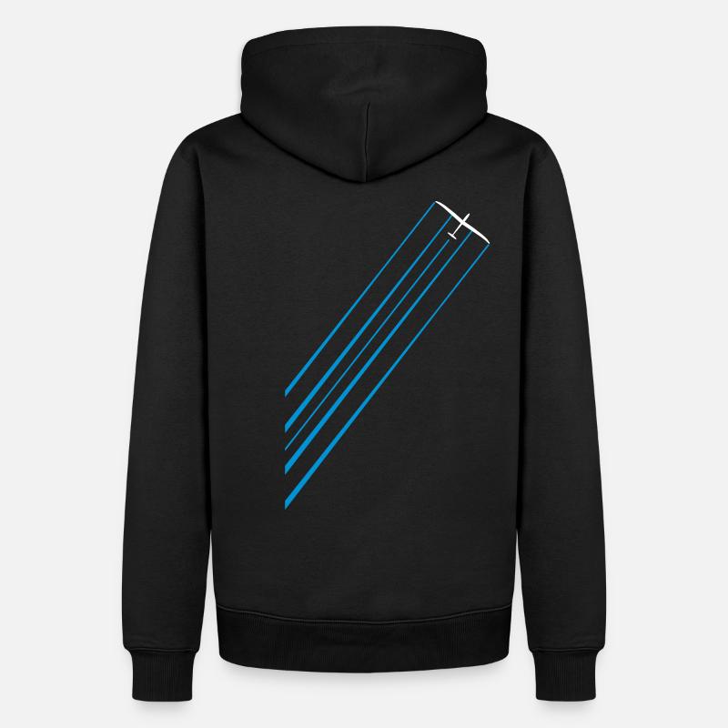 Glider glider glide cadeau - Sweat à capuche Premium bio Homme - noir