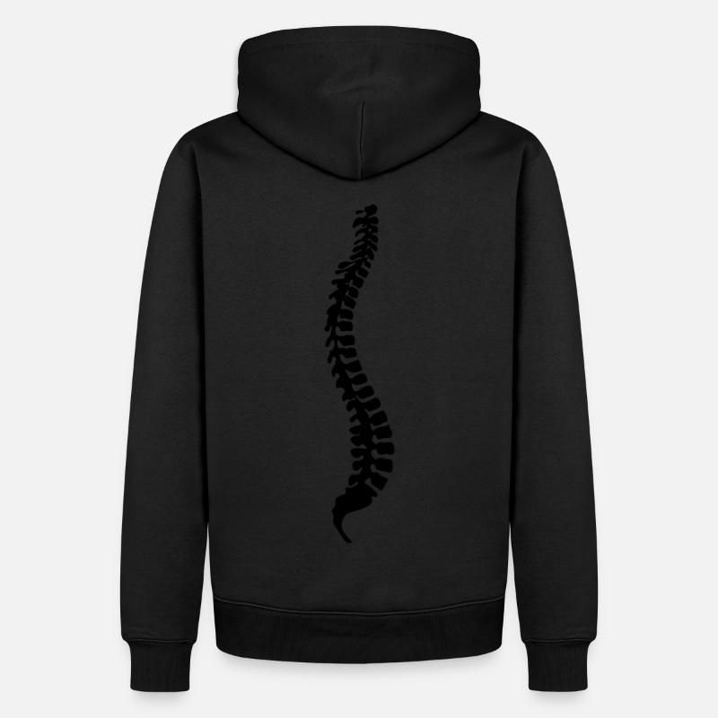 Wirbelsäule - Männer Premium Bio Hoodie - undefined