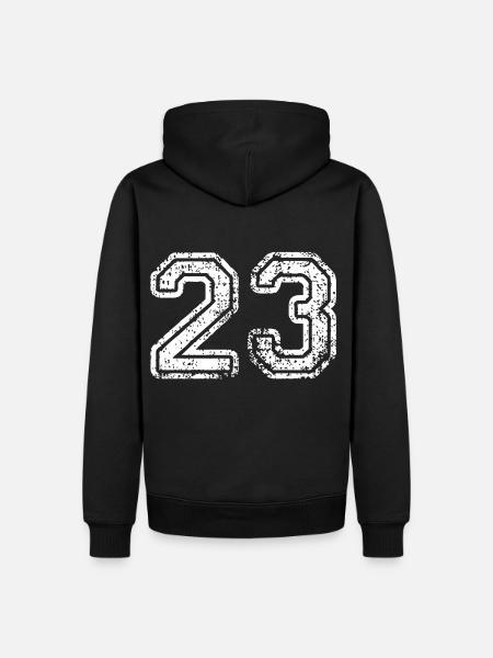 23 - Men’s Premium Organic Hoodie - black