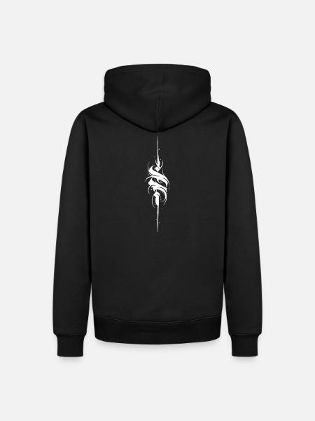 Trash tattoo - Sweat à capuche Premium bio Homme - noir