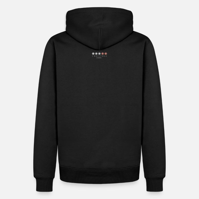 Christmas Loading - Männer Premium Bio Hoodie - Schwarz