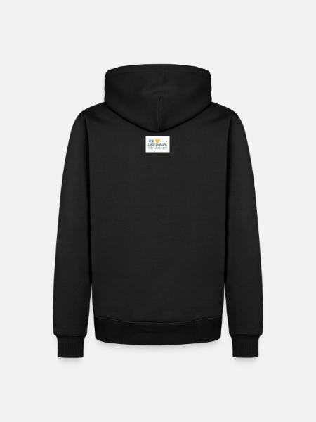For animals in need - Men’s Premium Organic Hoodie - black