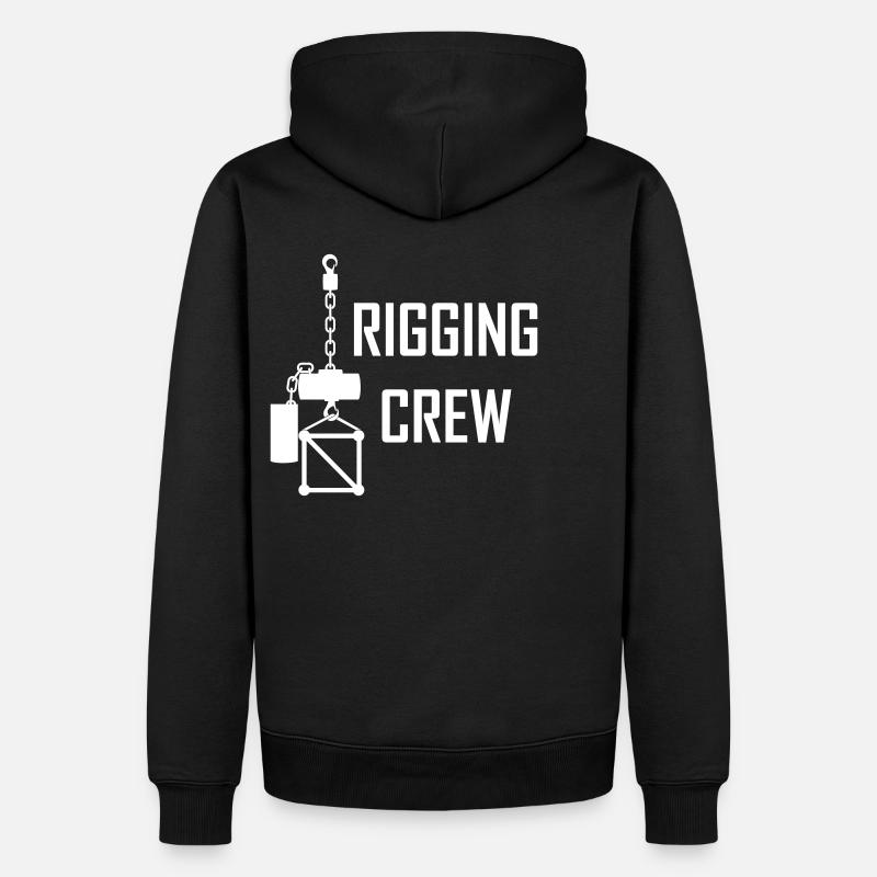 Équipe de gréement - Sweat à capuche Premium bio Homme - noir