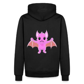 Chauve-souris Fantasy Cartoon Enfants Gothique - Sweat à capuche Premium bio Homme - noir - Dos - Nico (187cm)