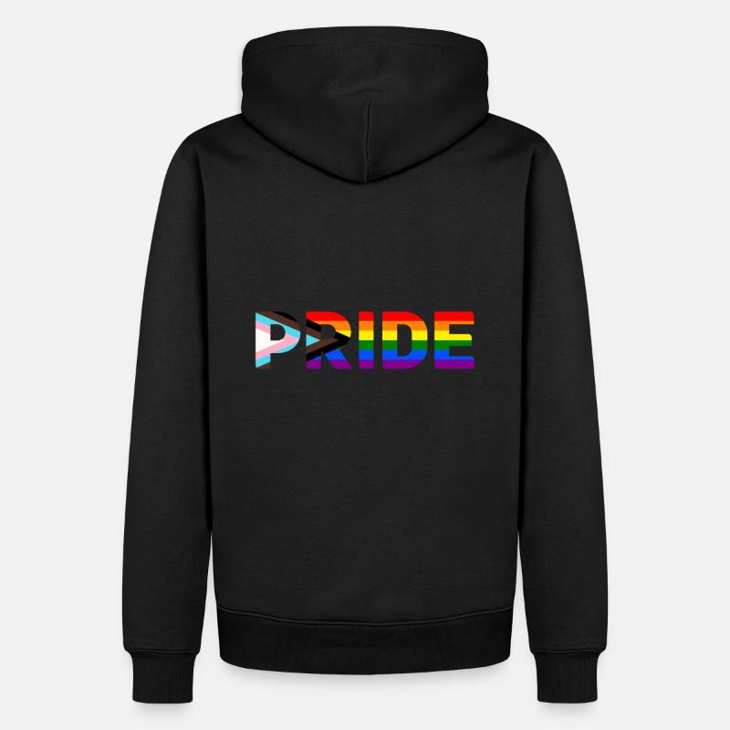Pride - Männer Premium Bio Hoodie - Schwarz