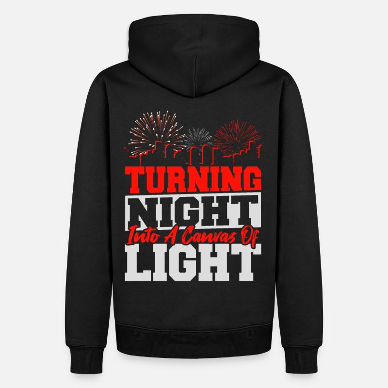Pyrotechnician Firecracker Pyro Crew - Men’s Premium Organic Hoodie - black