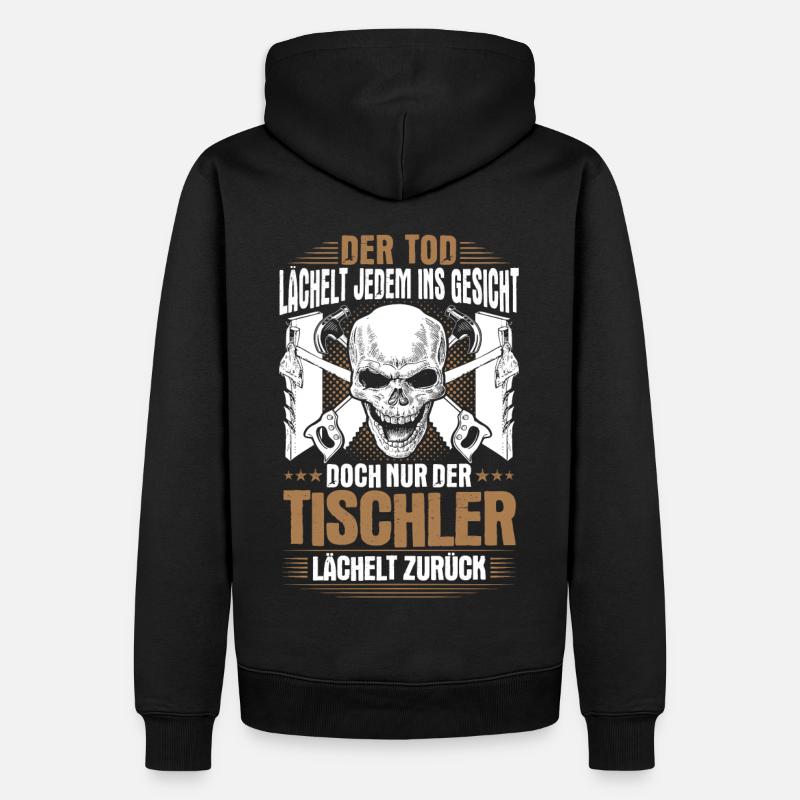 Menuisier menuisier menuiserie menuiserie cadeau - Sweat à capuche Premium bio Homme - noir