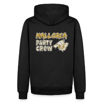 Équipage de fête de Majorque - Sweat à capuche Premium bio Homme - noir - Dos - Nico (187cm)