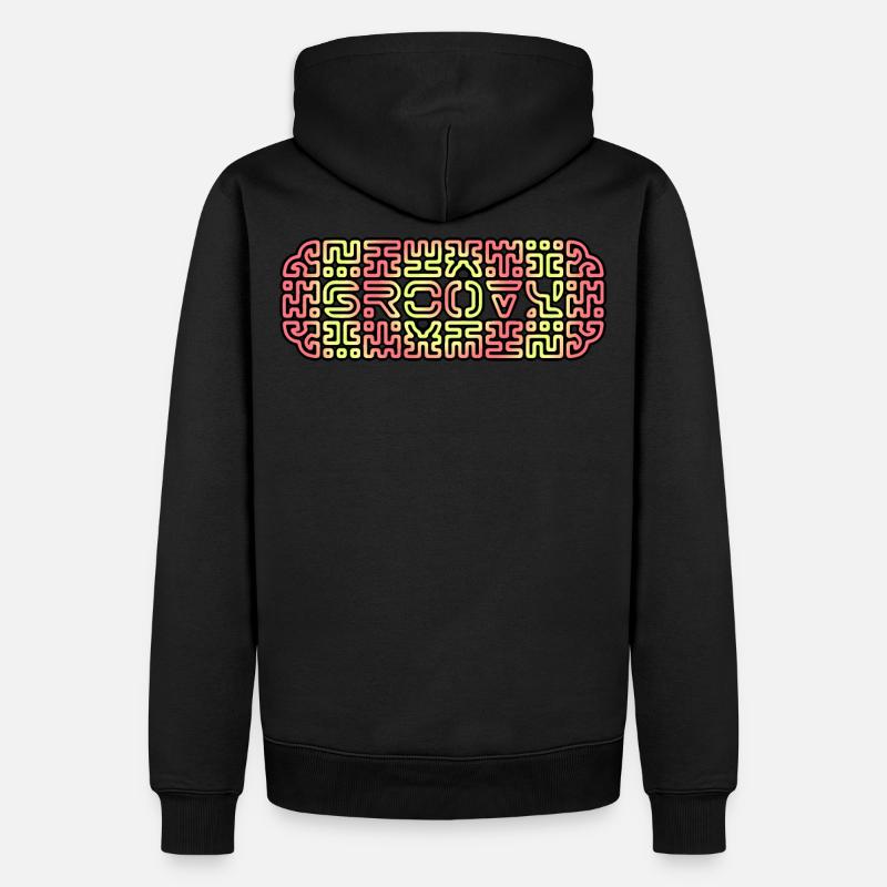 RFGROOVY2 - B - Men’s Premium Organic Hoodie - black