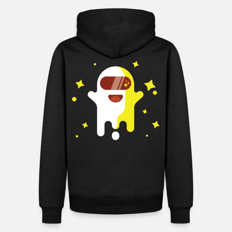 Fantôme astronaute - Sweat à capuche Premium bio Homme - noir