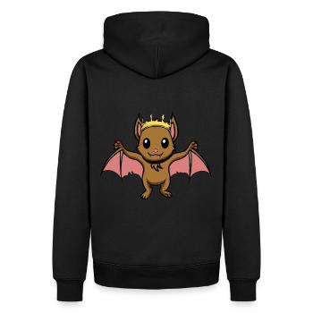 Reine de la chauve-souris de nuit Baby Fantasy Comic - Sweat à capuche Premium bio Homme - noir - Dos - Nico (187cm)