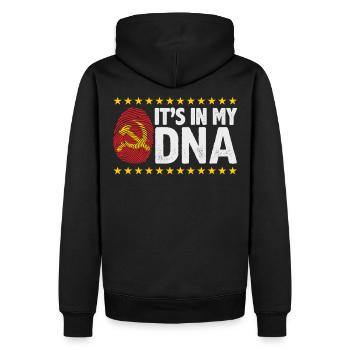 USSR sowjet union kommunismus kommunist soviet - Männer Premium Bio Hoodie - Schwarz - Hinten - Nico (187cm)