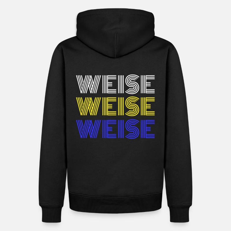 Klugscheisser Klugscheißer Klugscheiser - Männer Premium Bio Hoodie - Schwarz
