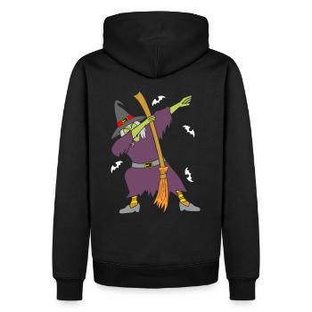 Sorcière DAB Witch Dabbing Balai de sorcière - Sweat à capuche Premium bio Homme - noir - Dos - Nico (187cm)