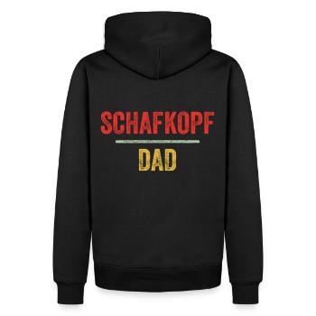 Schafkopf Schafkopfer schafkopfen Kartenspiel Bier - Männer Premium Bio Hoodie - Schwarz - Hinten - Nico (187cm)
