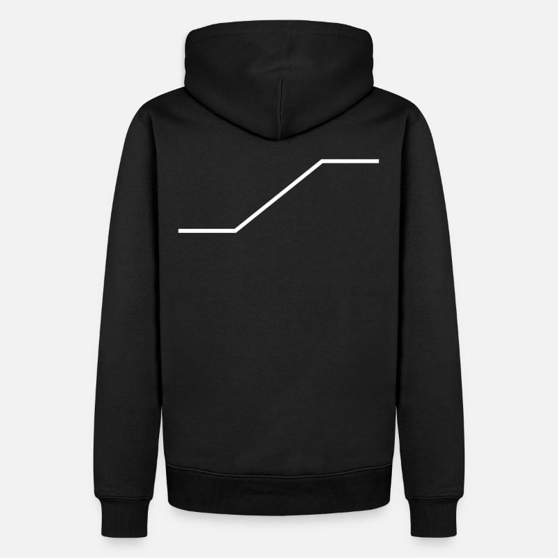 comptables nez - Sweat à capuche Premium bio Homme - noir