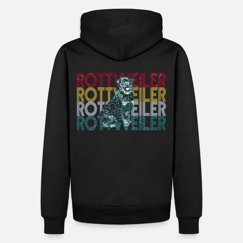 M. Rottweiler - Sweat à capuche Premium bio Homme - noir