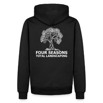 Four Seasons Total Landscaping - Männer Premium Bio Hoodie - Schwarz - Hinten - Nico (187cm)