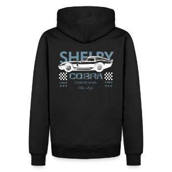 American Dream Cars Shelby Daytona Cobra Geschenk - Männer Premium Bio Hoodie - Schwarz - Hinten - Nico (187cm)