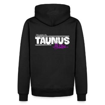 Taunus mein Lieblingsplatz in Hessen - Männer Premium Bio Hoodie - Schwarz - Hinten - Nico (187cm)
