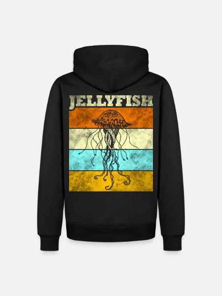 jellyfish - Men’s Premium Organic Hoodie - black