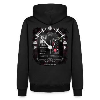 Cuba Libre - Männer Premium Bio Hoodie - Schwarz - Hinten - Nico (187cm)
