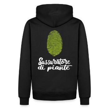 Giardiniere Giardino sussuatore di piante - Männer Premium Bio Hoodie - Schwarz - Hinten - Nico (187cm)