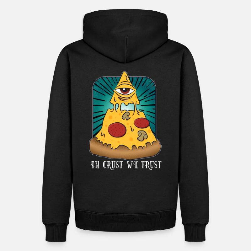 Dans Crust We Trust - Sweat à capuche Premium bio Homme - noir