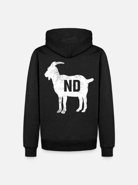 Tennis GOAT - Männer Premium Bio Hoodie - Schwarz